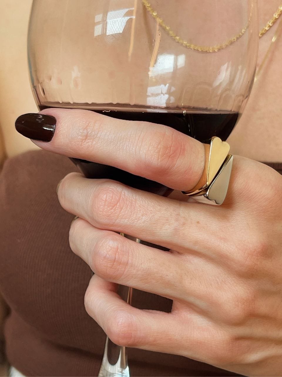 Anel Cora Regulável Ouro 18k