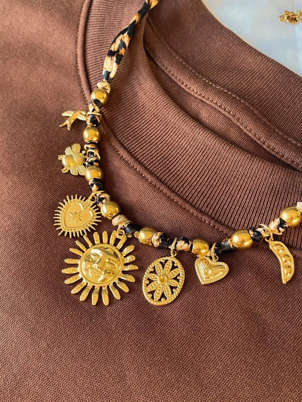 Colar Charms Kira Ouro 18k