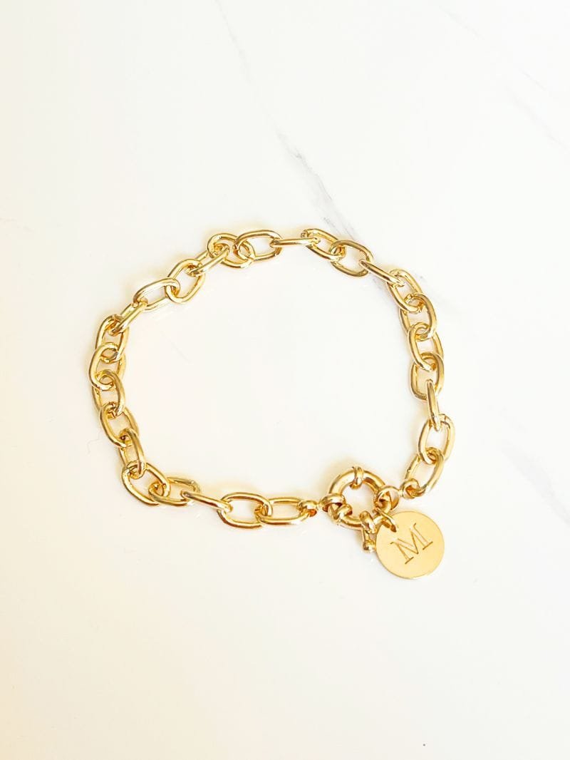 Pulseiras Elos Inicial Personalizado