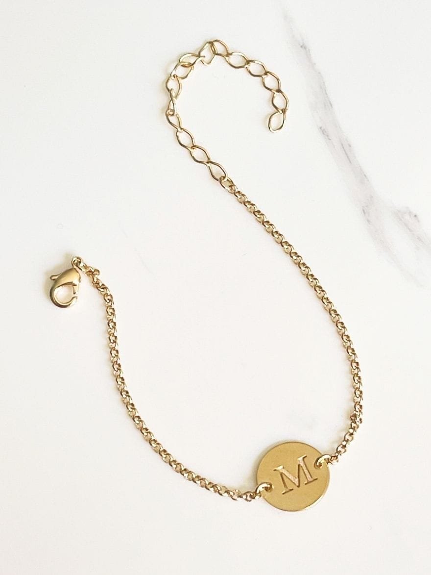 Pulseira Inicial Medalha