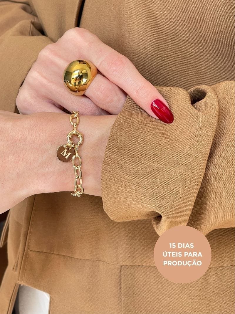 Pulseiras Elos Inicial Personalizado