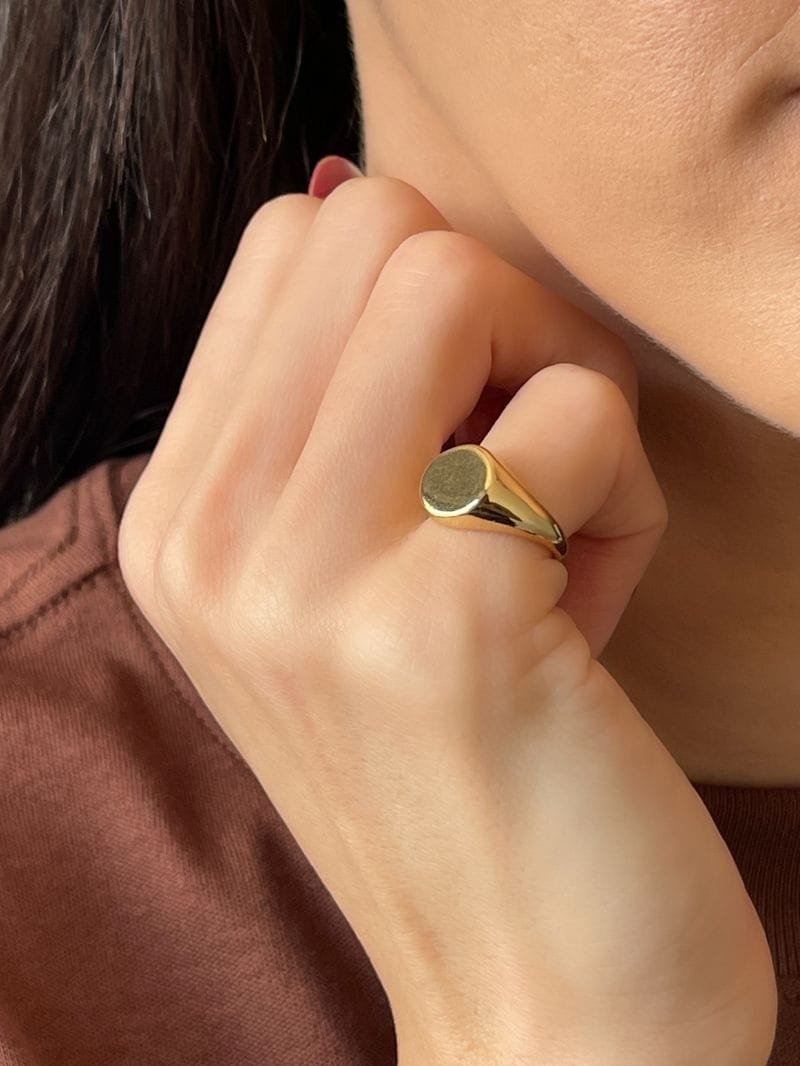 Anel Dedinho Regulável Ouro 18k