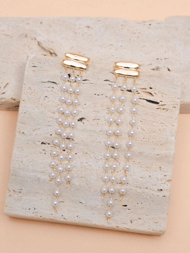 Brinco Amy Perola Ouro 18k